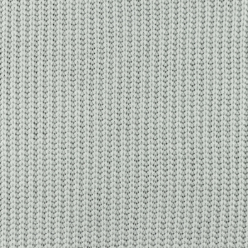 Schwerer Baumwoll Strick Hellgrau